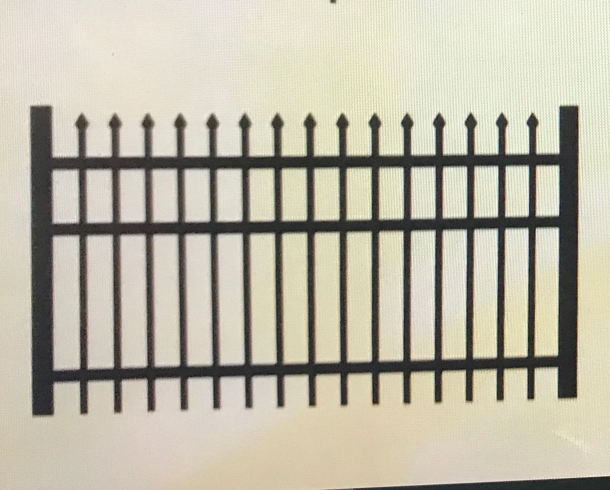 Aluminum Spear Top fence installed by Shelby Fence Company in Alabaster, AL