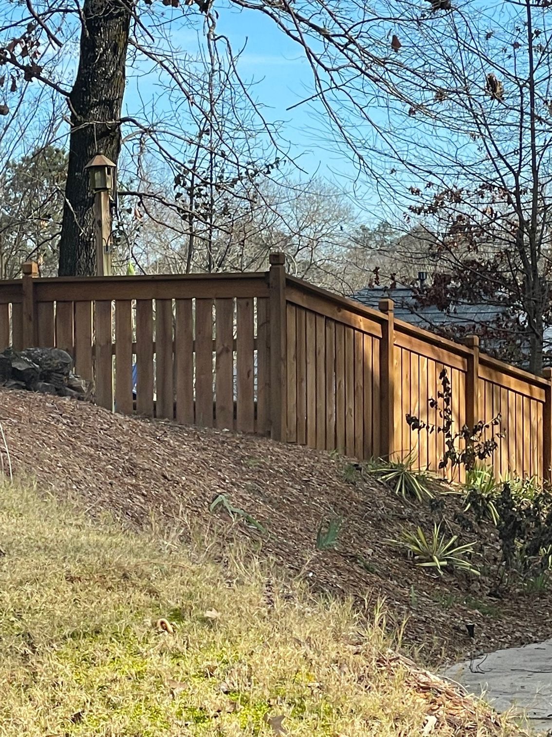 Kirkman Privacy Spaced Boards fence installed by Shelby Fence Company in Alabaster, AL