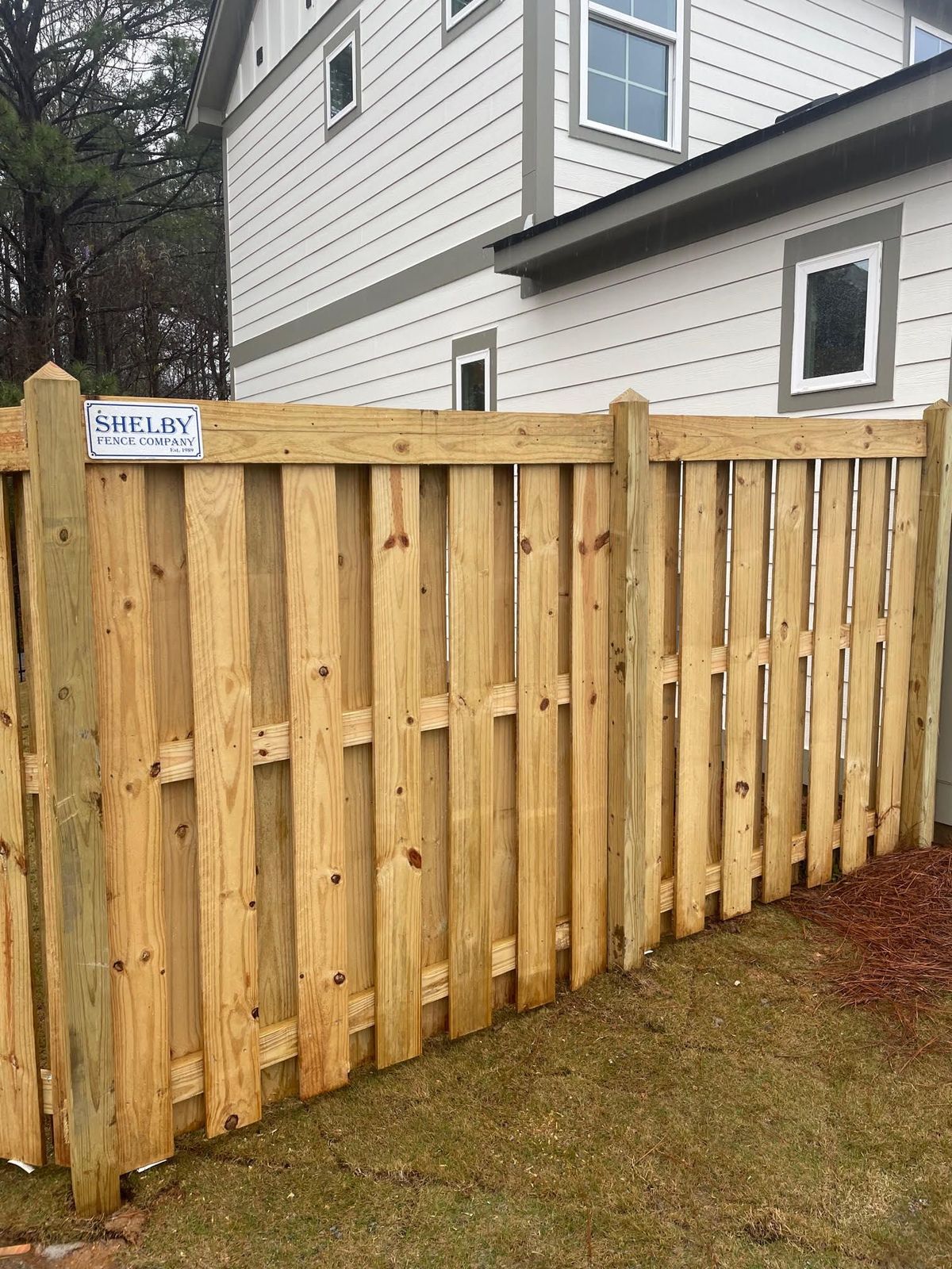 Palmers Cove fence installed by Shelby Fence Company in Alabaster, AL